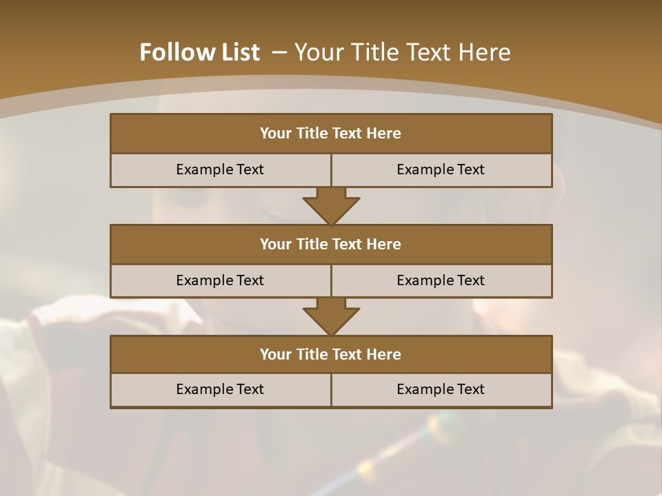 Teaching Knowledge Seated PowerPoint Template