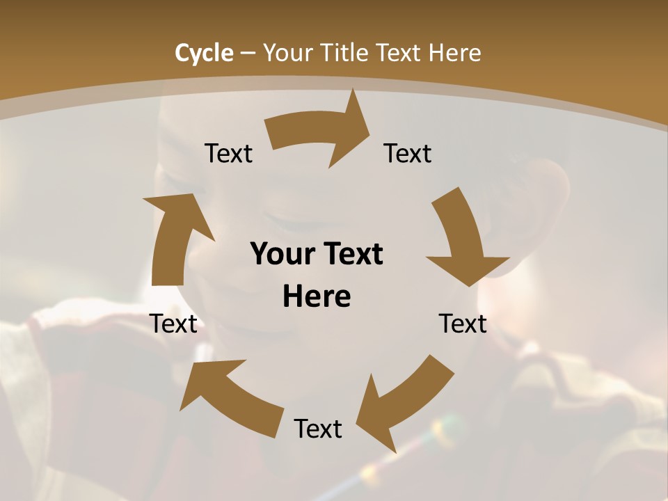 Teaching Knowledge Seated PowerPoint Template