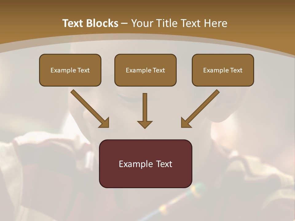 Teaching Knowledge Seated PowerPoint Template