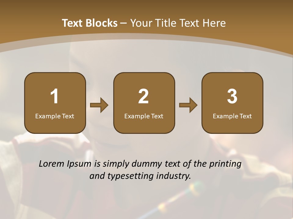 Teaching Knowledge Seated PowerPoint Template