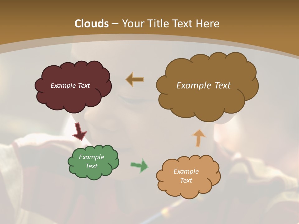 Teaching Knowledge Seated PowerPoint Template