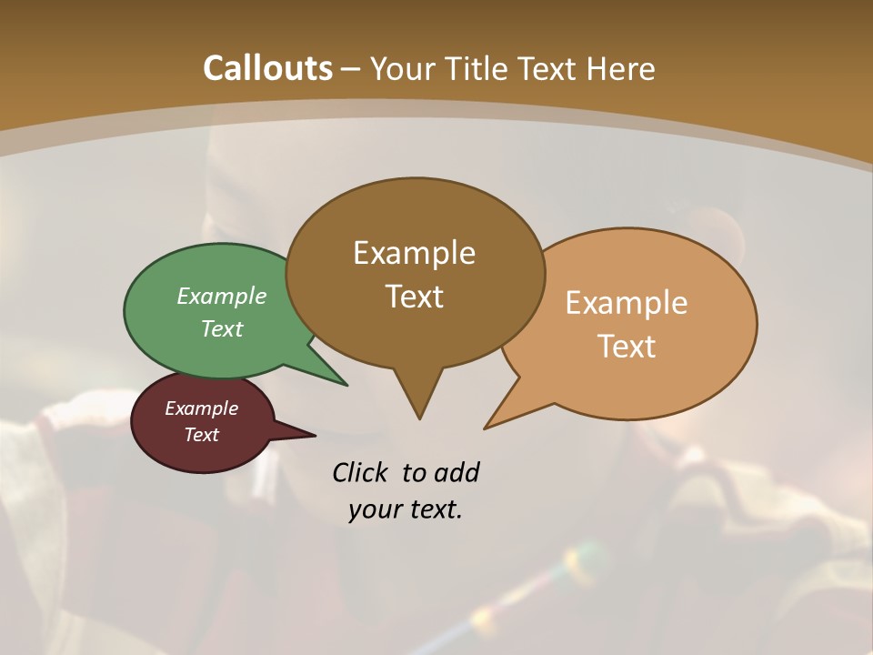 Teaching Knowledge Seated PowerPoint Template