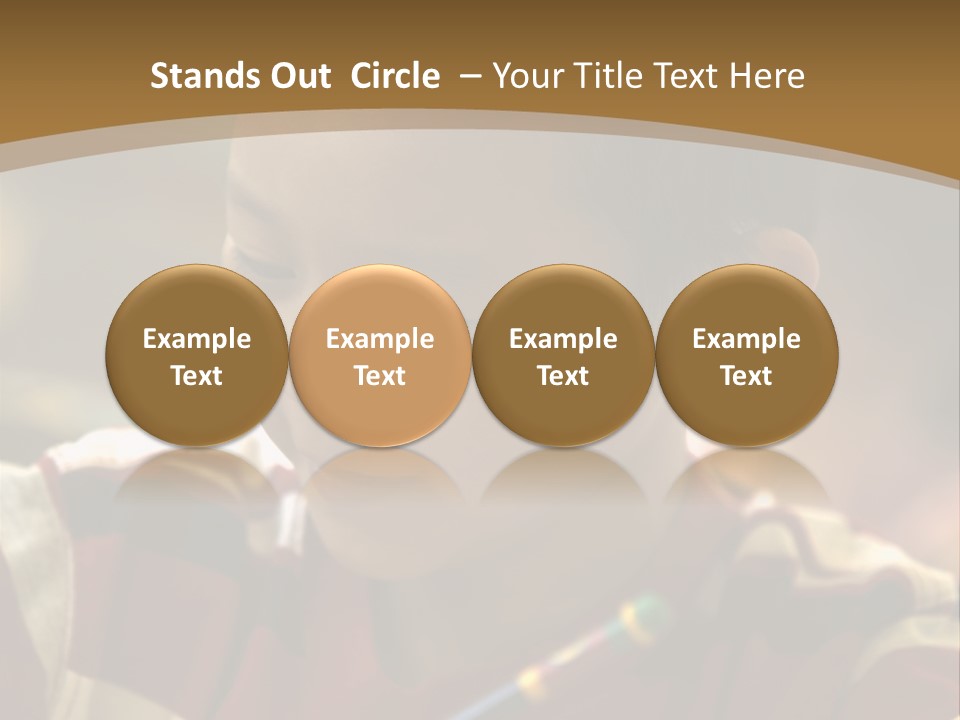 Teaching Knowledge Seated PowerPoint Template
