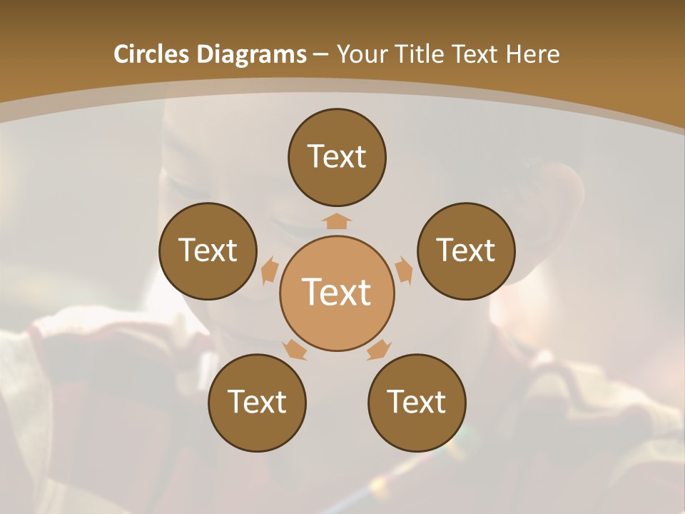 Teaching Knowledge Seated PowerPoint Template