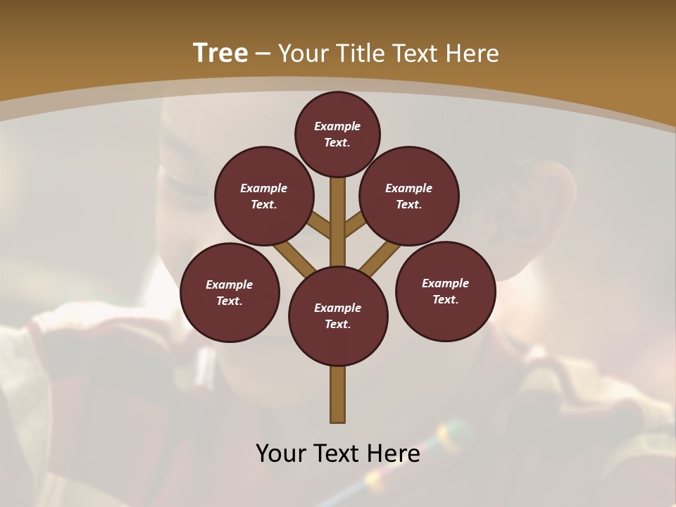 Teaching Knowledge Seated PowerPoint Template
