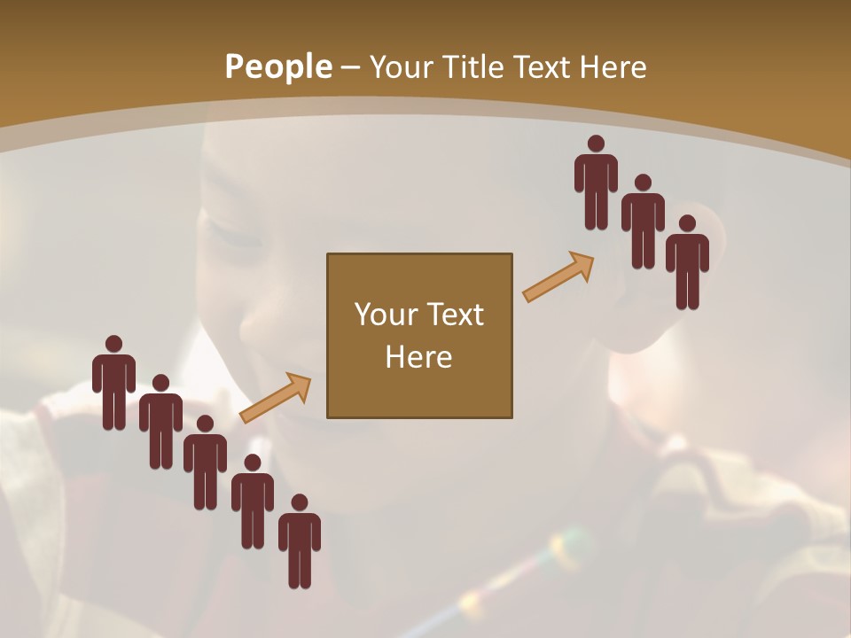 Teaching Knowledge Seated PowerPoint Template