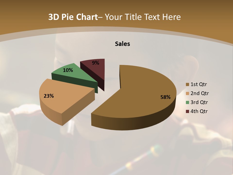 Teaching Knowledge Seated PowerPoint Template