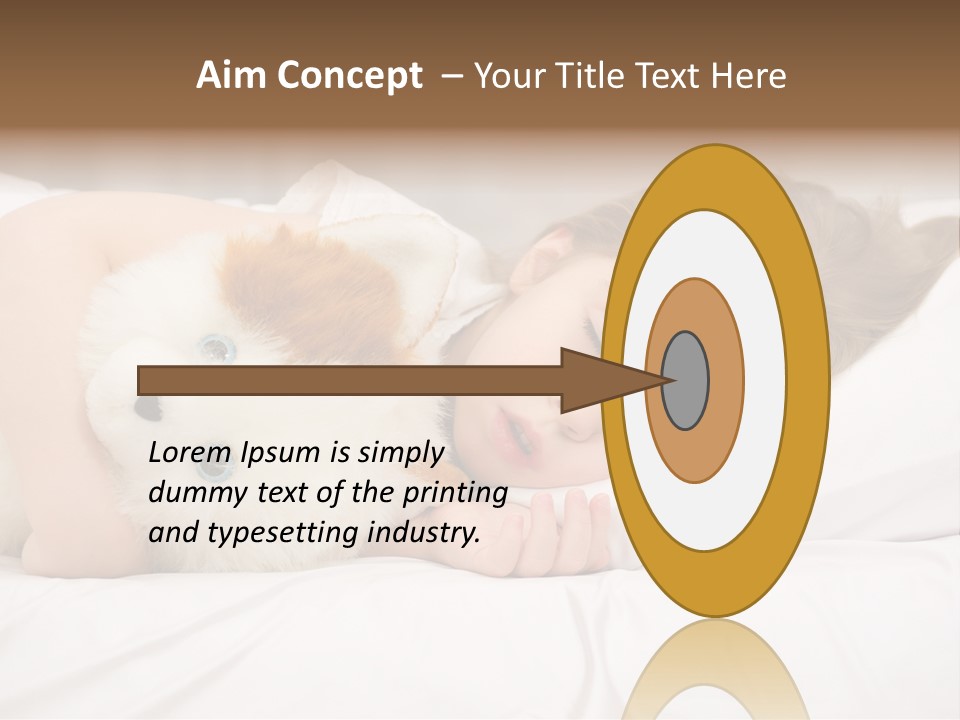 Princess Girl Angelic PowerPoint Template