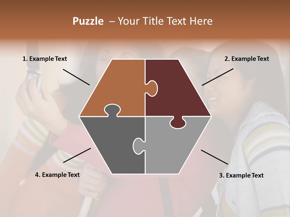 Standing Satisfaction Korean Ethnicity PowerPoint Template