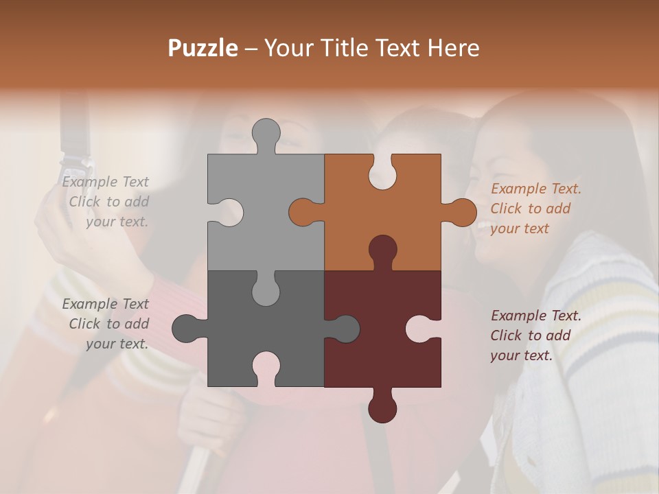 Standing Satisfaction Korean Ethnicity PowerPoint Template