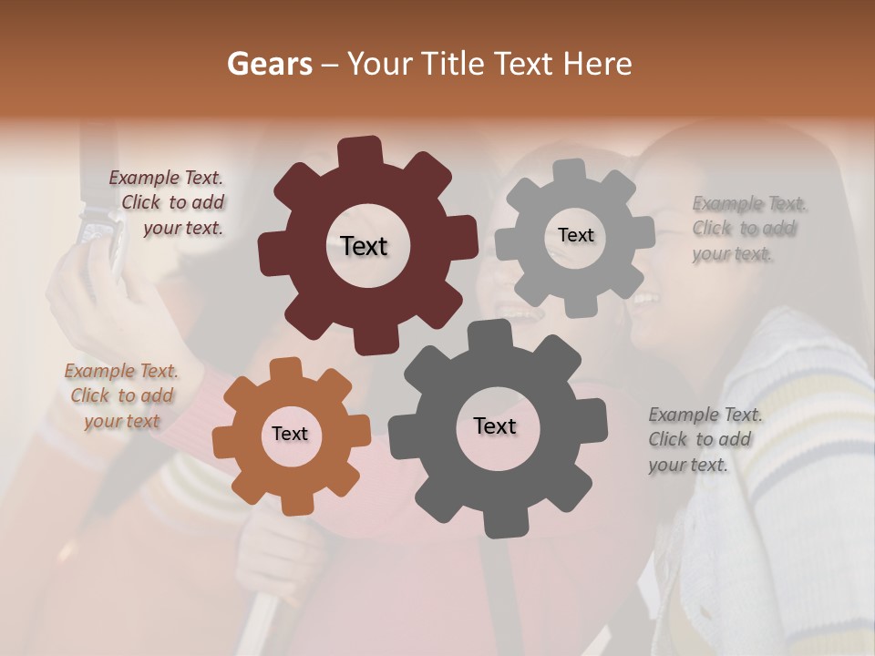 Standing Satisfaction Korean Ethnicity PowerPoint Template