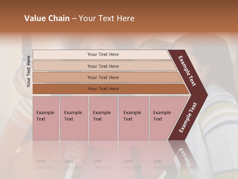 Standing Satisfaction Korean Ethnicity PowerPoint Template