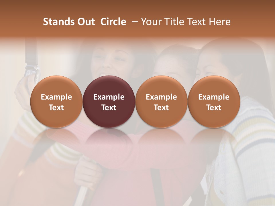 Standing Satisfaction Korean Ethnicity PowerPoint Template