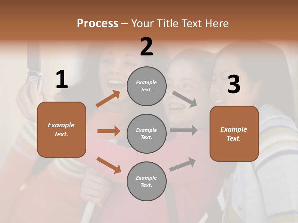 Standing Satisfaction Korean Ethnicity PowerPoint Template