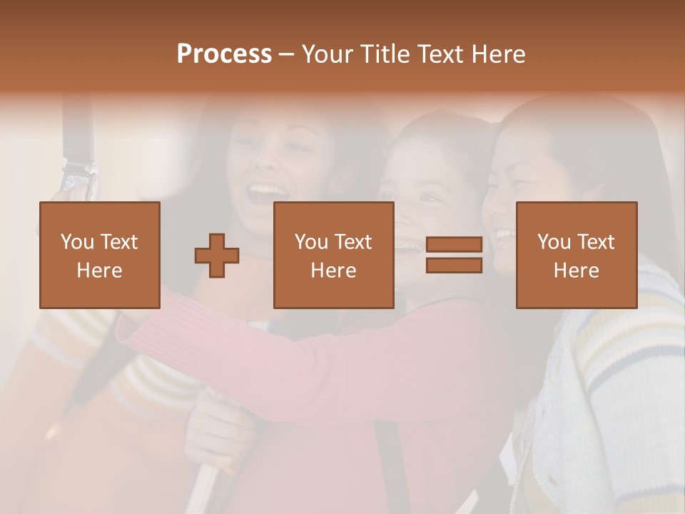 Standing Satisfaction Korean Ethnicity PowerPoint Template