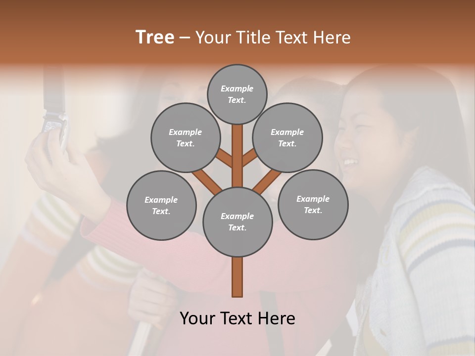 Standing Satisfaction Korean Ethnicity PowerPoint Template