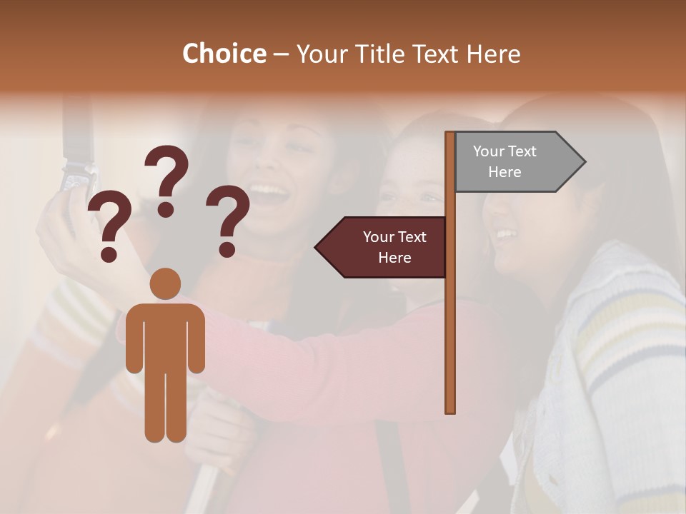 Standing Satisfaction Korean Ethnicity PowerPoint Template