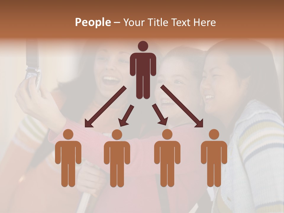 Standing Satisfaction Korean Ethnicity PowerPoint Template