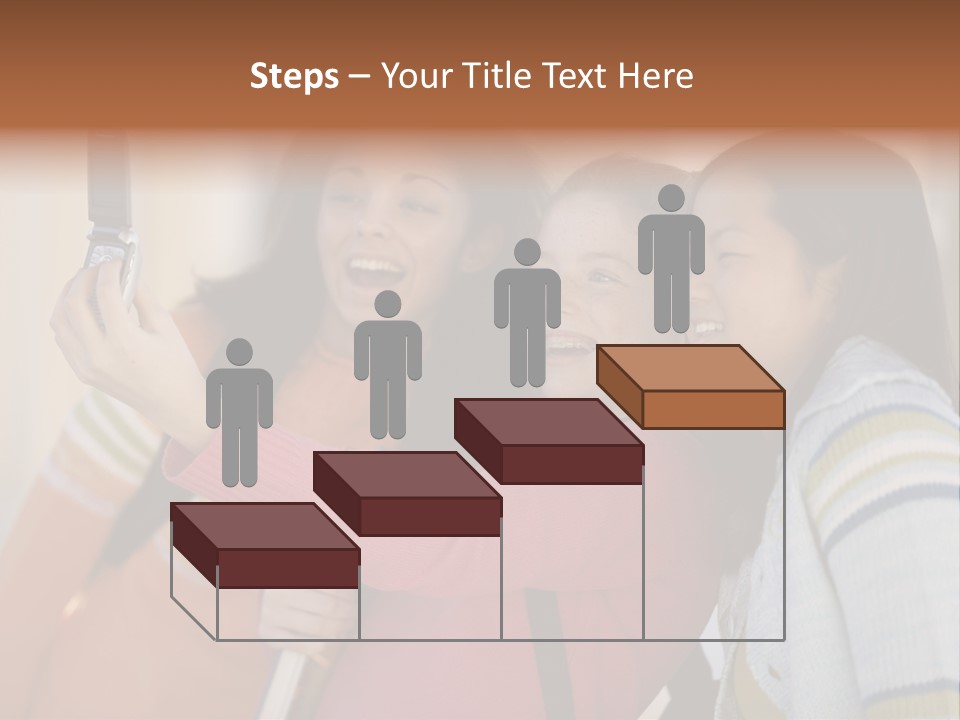 Standing Satisfaction Korean Ethnicity PowerPoint Template