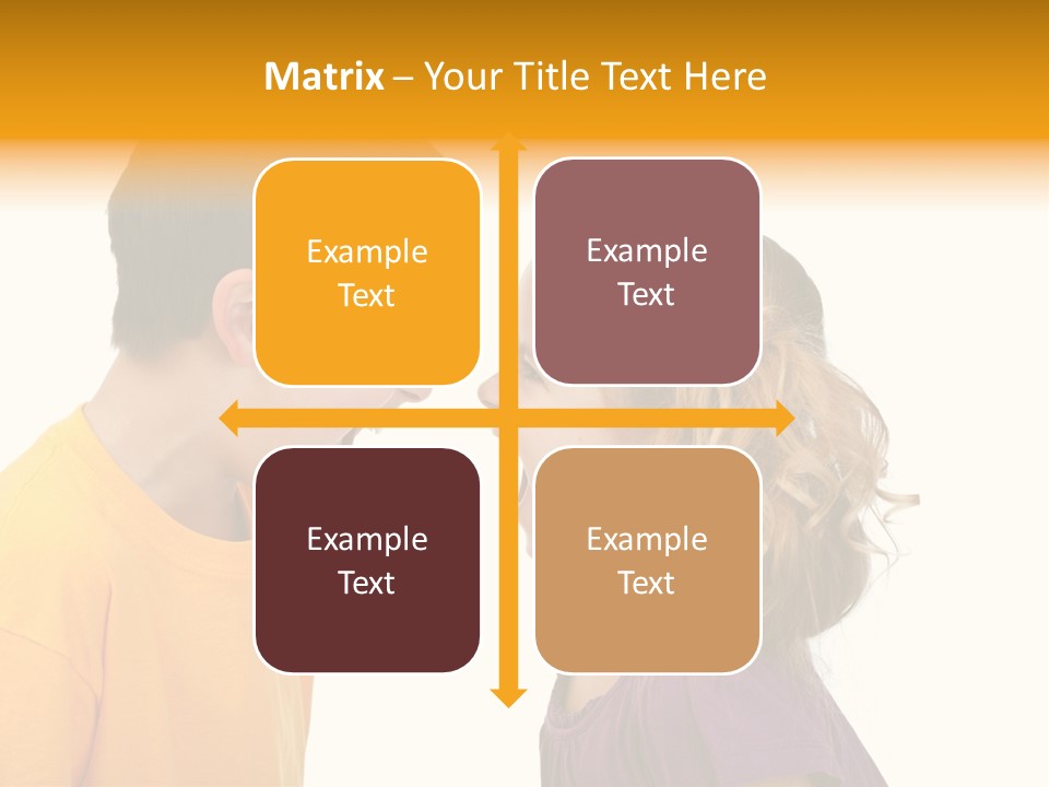 Lips Child Fight PowerPoint Template