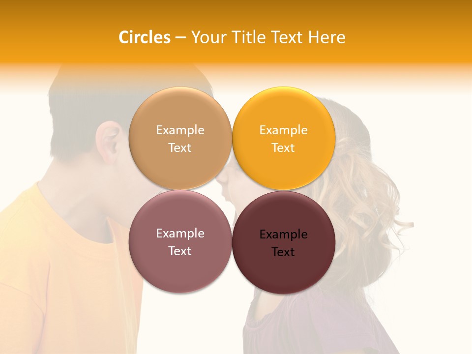 Lips Child Fight PowerPoint Template