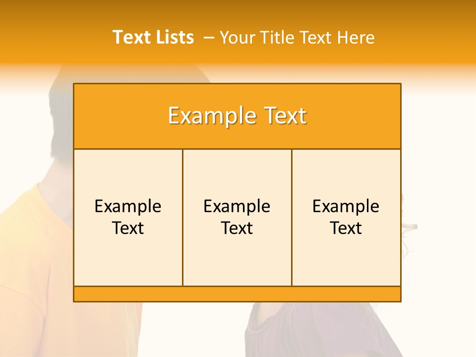 Lips Child Fight PowerPoint Template