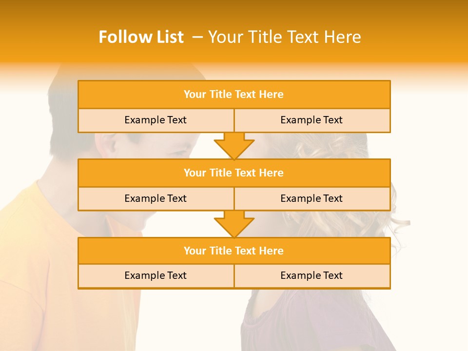 Lips Child Fight PowerPoint Template