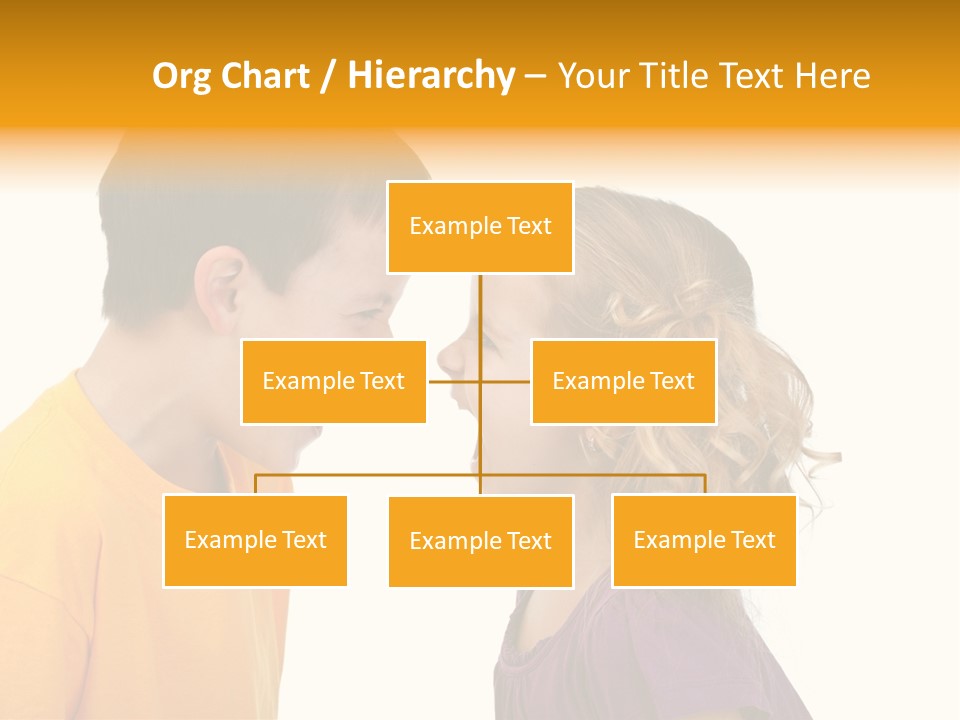 Lips Child Fight PowerPoint Template