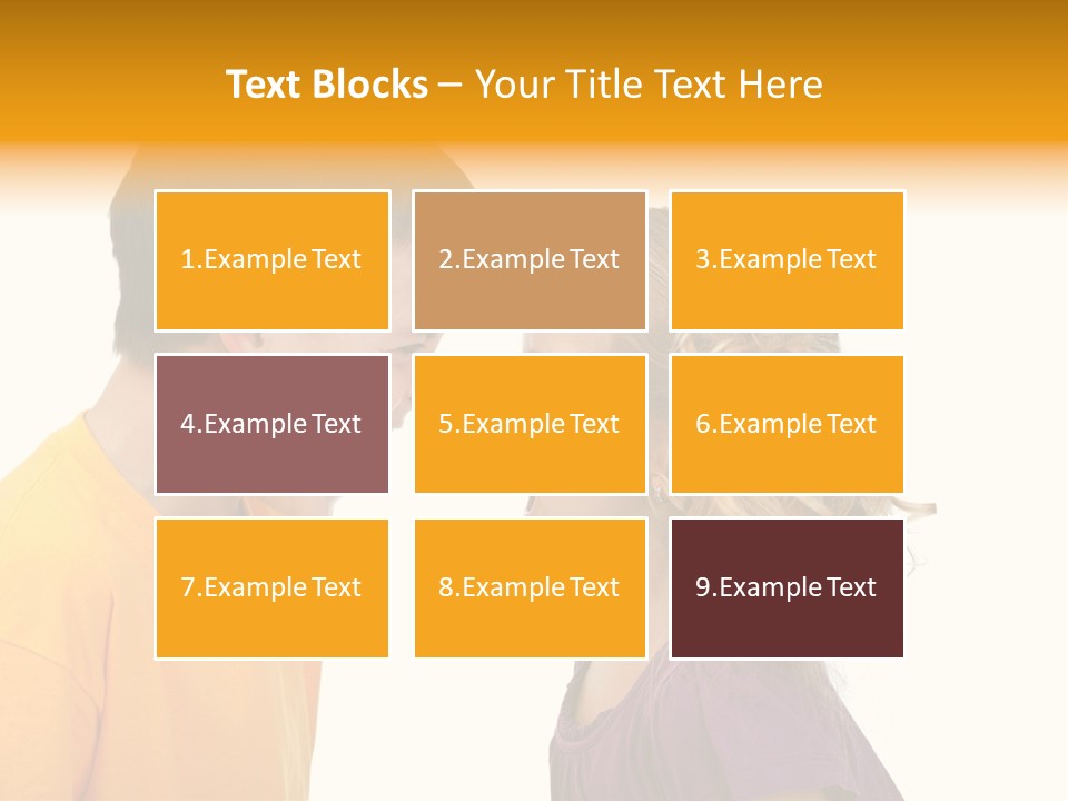 Lips Child Fight PowerPoint Template