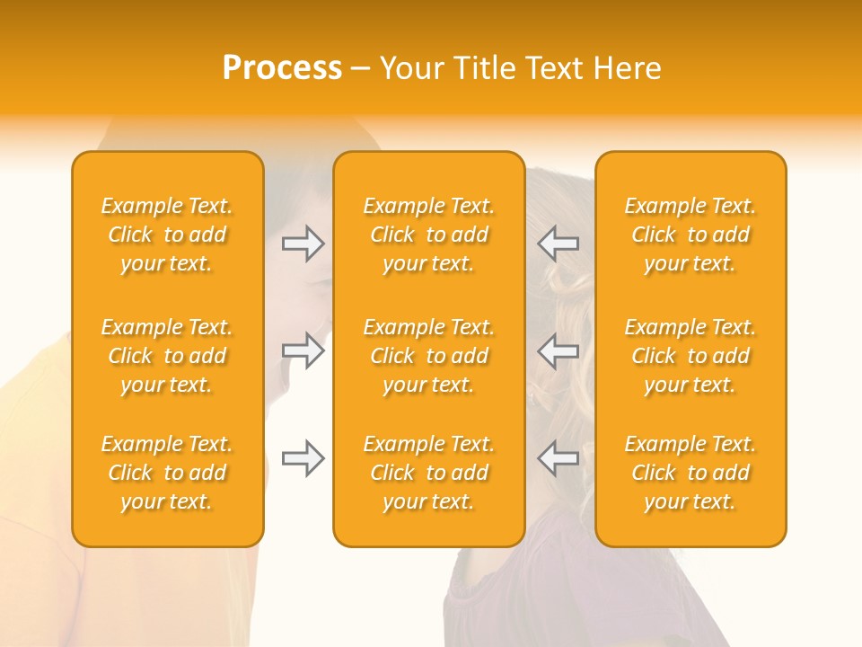 Lips Child Fight PowerPoint Template