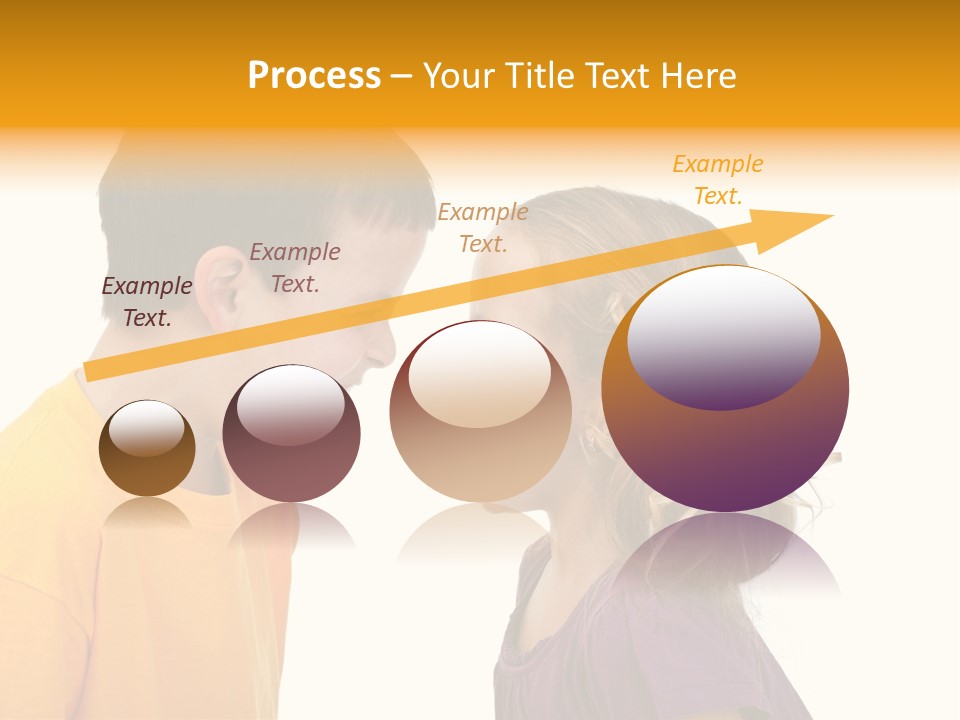 Lips Child Fight PowerPoint Template