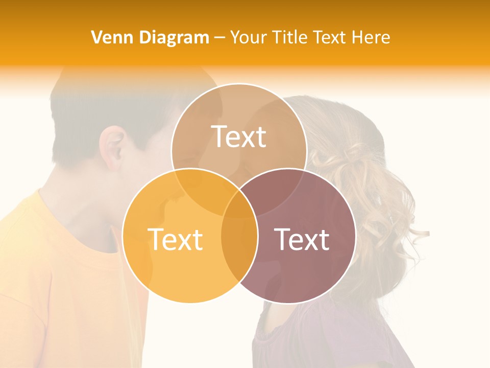 Lips Child Fight PowerPoint Template