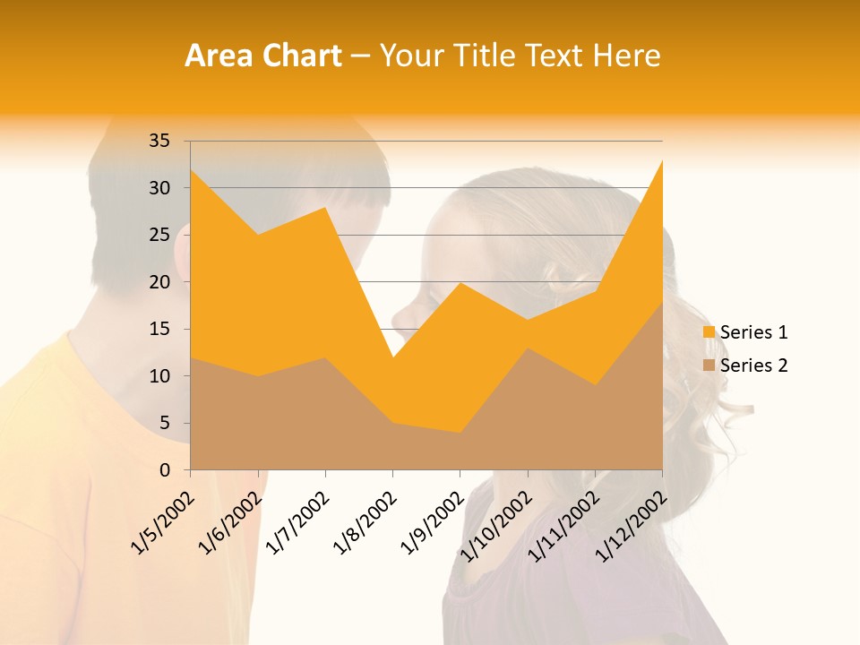 Lips Child Fight PowerPoint Template