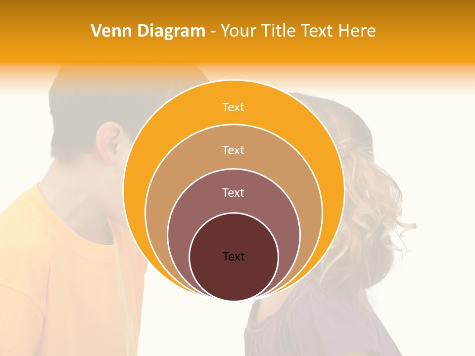 Lips Child Fight PowerPoint Template