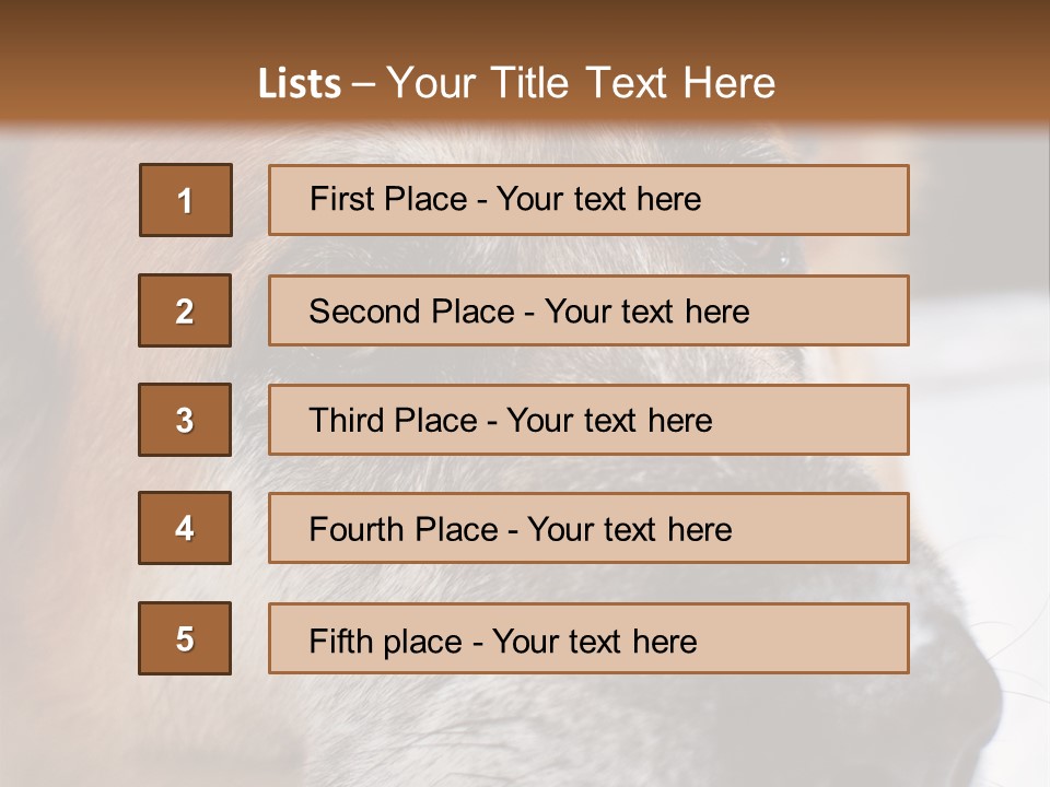Eyes Vertical Tired PowerPoint Template