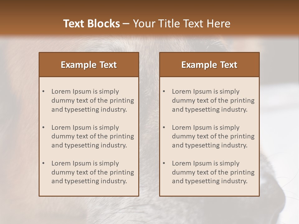 Eyes Vertical Tired PowerPoint Template
