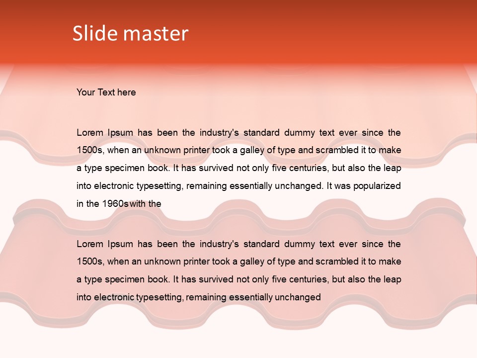 Sheet Zinc Image PowerPoint Template
