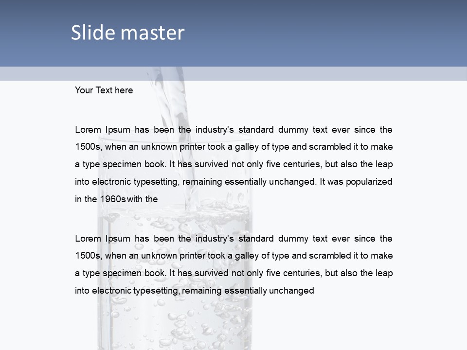 Pure Cool Background PowerPoint Template