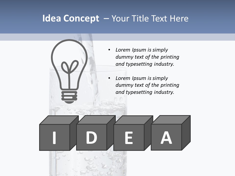 Pure Cool Background PowerPoint Template