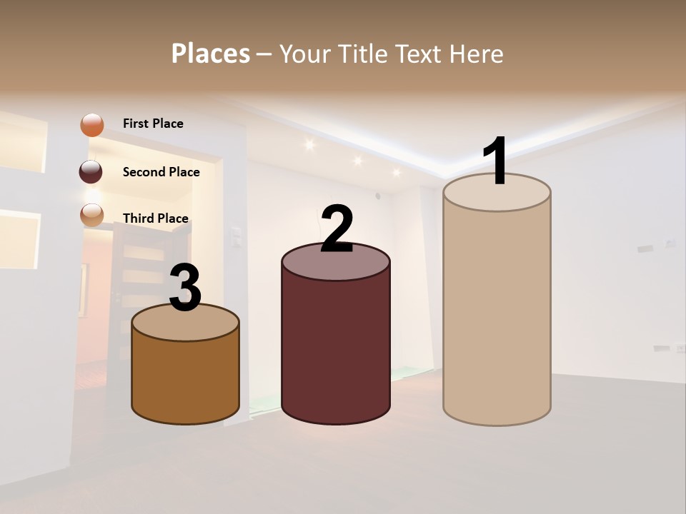 Reflection Apartment Bedding PowerPoint Template