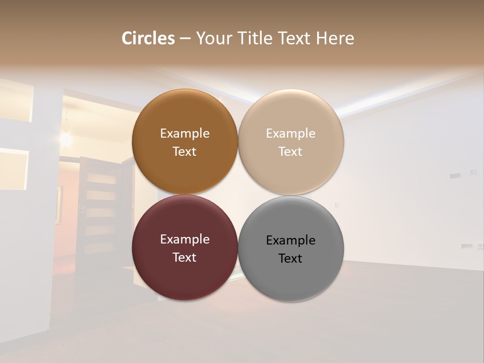 Reflection Apartment Bedding PowerPoint Template