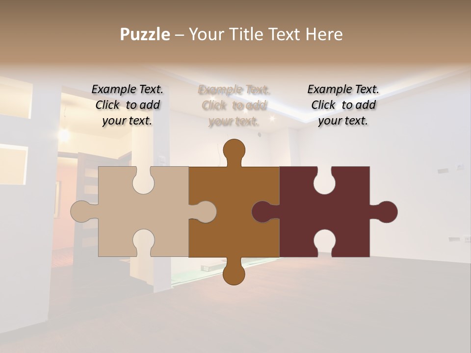 Reflection Apartment Bedding PowerPoint Template