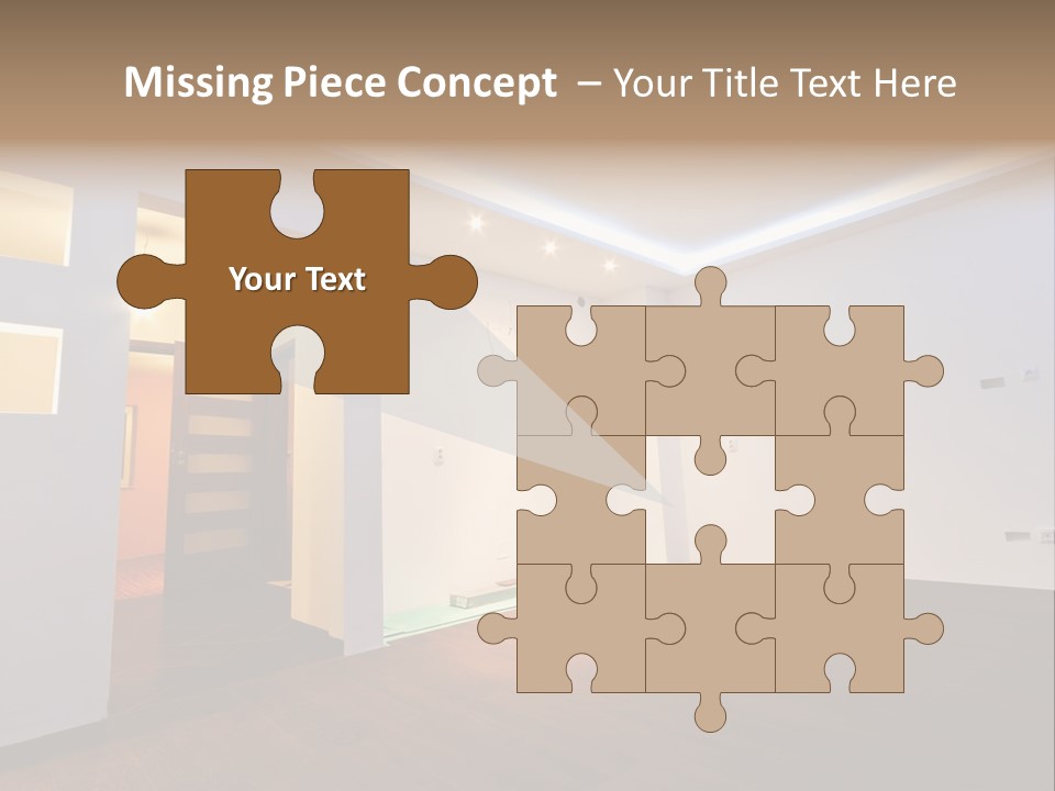 Reflection Apartment Bedding PowerPoint Template