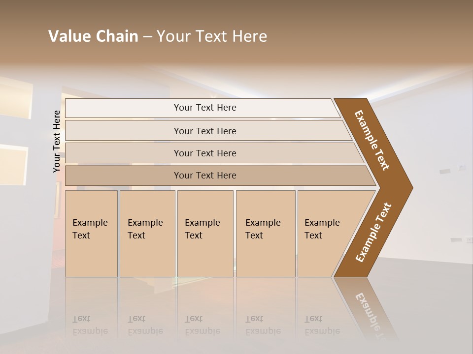Reflection Apartment Bedding PowerPoint Template