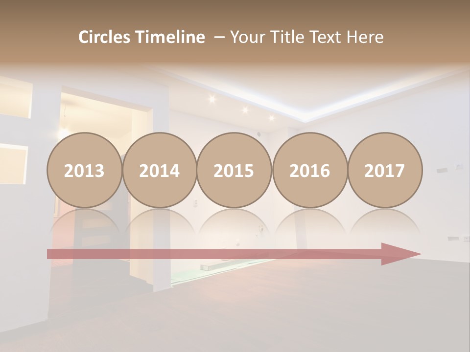 Reflection Apartment Bedding PowerPoint Template