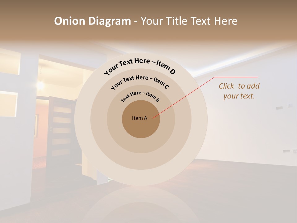 Reflection Apartment Bedding PowerPoint Template