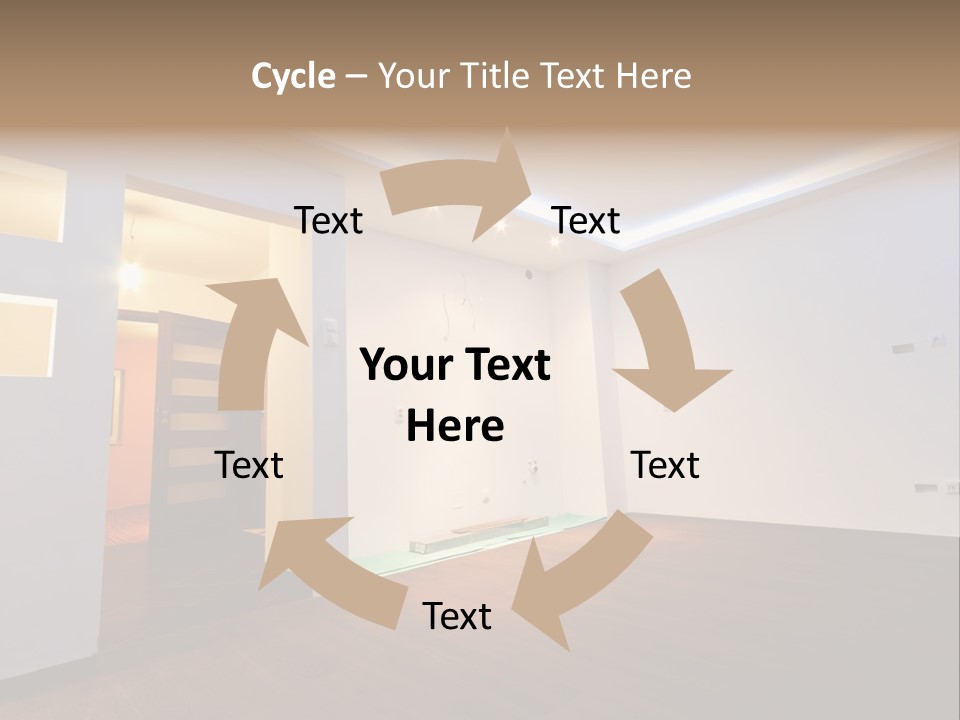 Reflection Apartment Bedding PowerPoint Template