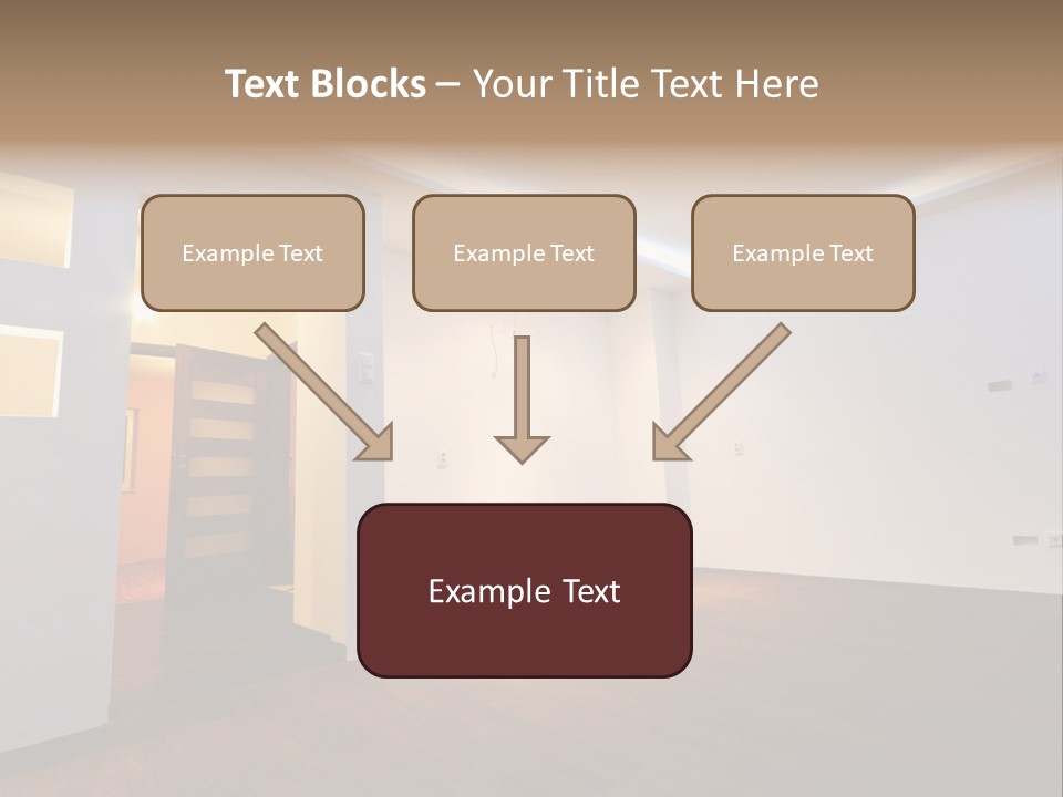 Reflection Apartment Bedding PowerPoint Template