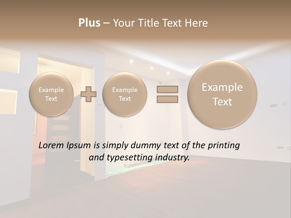 Reflection Apartment Bedding PowerPoint Template