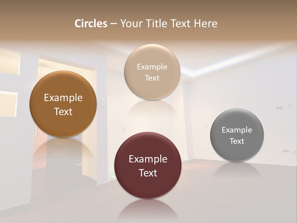 Reflection Apartment Bedding PowerPoint Template